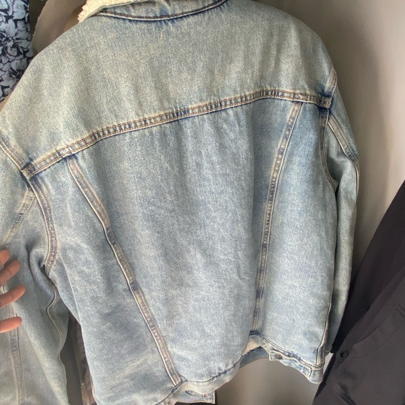 Denim Fur Jacket - Picture 2 of 2